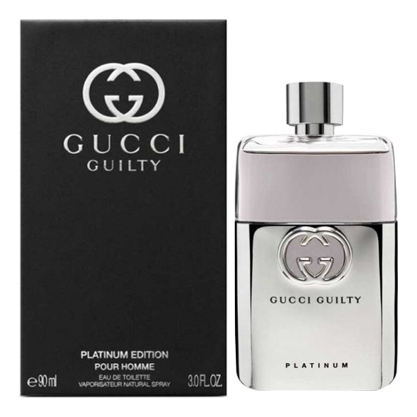 

Guilty Pour Homme Platinum: туалетная вода 90мл, Guilty Pour Homme Platinum