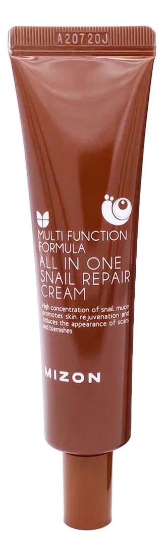 

Крем для лица с муцином улитки 92% Multi Function Formula All In One Snail Repair Cream 35мл: Крем 35мл, Крем для лица с муцином улитки 92% Multi Function Formula All In One Snail Repair Cream
