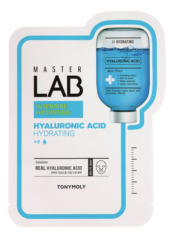 

Тканевая маска для лица с гиалуроновой кислотой Master Lab Hyaluronic Acid Mask 19г