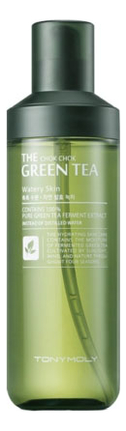 цена Тонер для лица с экстрактом зеленого чая The Chok Chok Green Tea Watery Skin 180мл