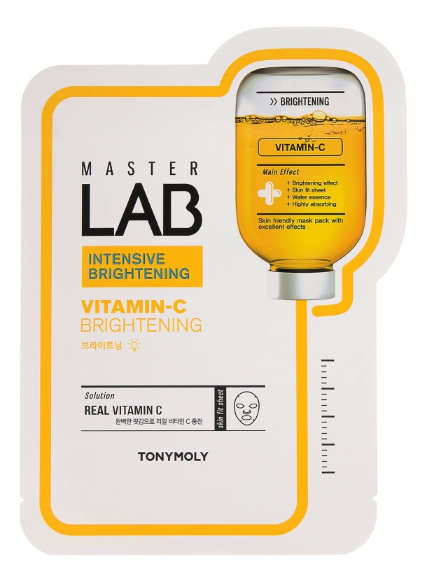 Купить Тканевая маска для лица с витамином С Master Lab Vitamin C Mask 19г, Tony Moly