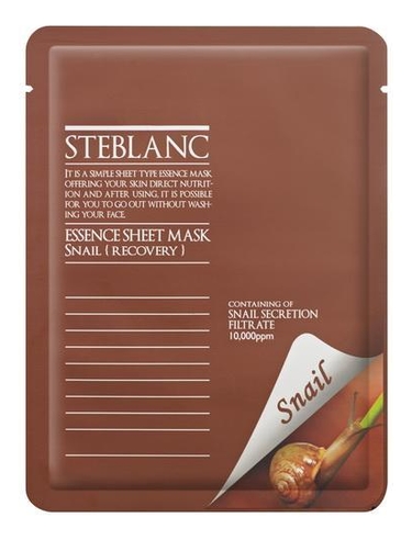 

Маска для лица восстанавливающая на основе муцина улитки Essence Sheet Mask Snail 20г