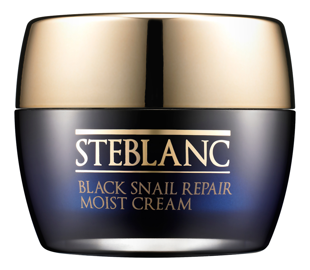 Крем для лица увлажняющий с муцином черной улитки Black Snail Repair Moist Cream 50мл увлажняющий крем для лица с муцином черной улитки black snail repair moist cream