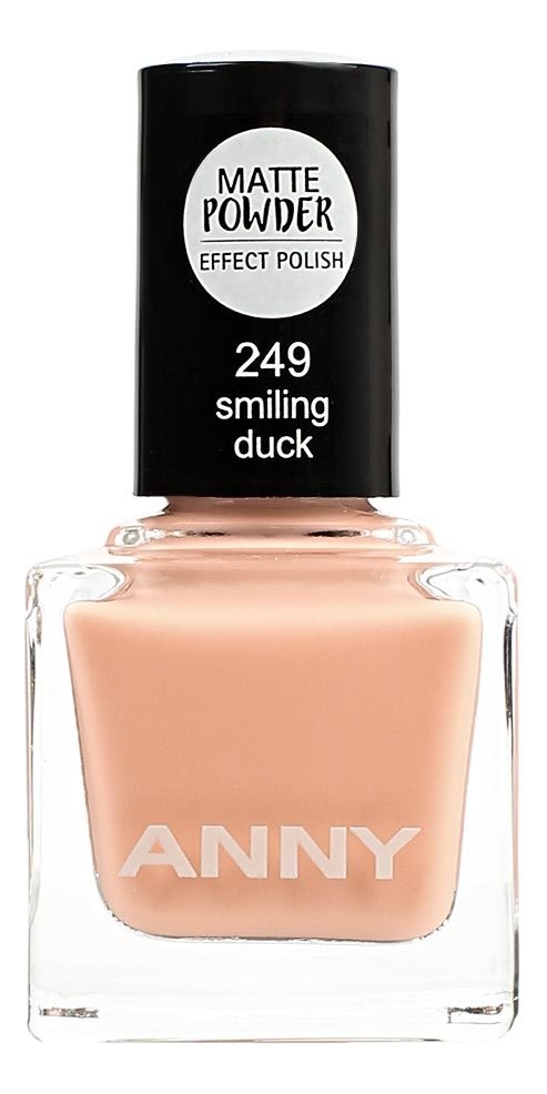

Лак для ногтей с эффектом матовой пудры Matte Powder Effect Polish 15мл: 249 Smiling Duck, Лак для ногтей с эффектом матовой пудры Matte Powder Effect Polish 15мл