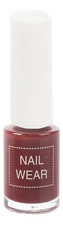 

Лак для ногтей Nail Wear 7мл: 80 Rose Burgundy, Лак для ногтей Nail Wear 7мл