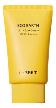 Крем солнцезащитный Eco Earth Light Sun Cream SPF50+ PA+++ 50г