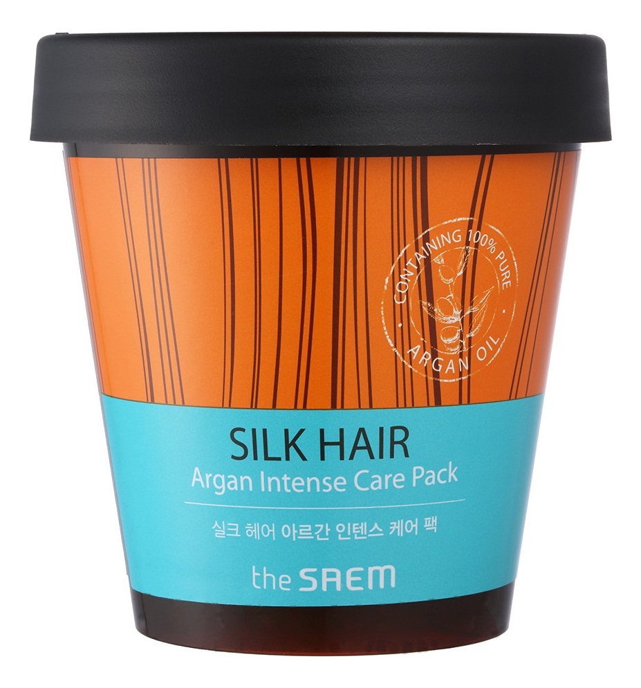 Маска интенсивная для волос Silk Hair Argan Intense Care Pack 200мл