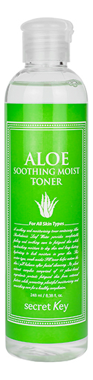 Купить Тонер для лица с экстрактом алоэ вера Aloe Soothing Moist Toner 248мл, Secret Key