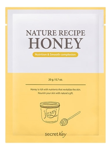 

Тканевая маска с медом Nature Recipe Honey Mask Pack 20г