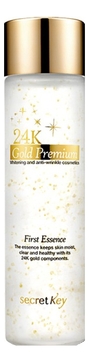 Эссенция увлажняющая с экстрактом золота 24K Gold Premium First Essence 155мл