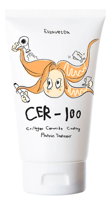 Купить Маска для волос с коллагеном CER-100 Collagen Ceramid Coating Protein Treatment 100мл: Маска 100мл, Elizavecca