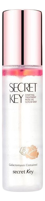 Купить Спрей для проблемной кожи лица с розовой водой Starting Treatment Rose Oil Serum Mist 100мл, Secret Key