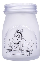 Elizavecca Крем для лица на основе ослиного молока Silky Creamy Donkey Steam Moisture Milky Cream 100мл