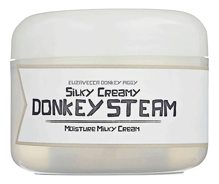 Крем для лица на основе ослиного молока Silky Creamy Donkey Steam Moisture Milky Cream 100мл цена и фото