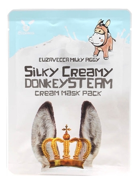 Маска тканевая с паровым кремом Milky Piggy Silky Creamy Donkey Steam Cream Mask Pack
