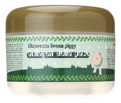 Маска для лица с коллагеном Green Piggy Collagen Jella Pack 100г маска для лица гелевая с коллагеном elizavecca green piggy collagen jella pack