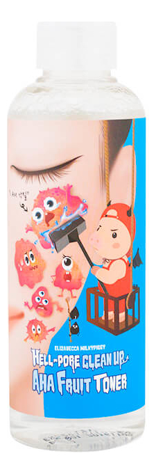 

Пилинг-тонер с фруктовыми кислотами Milky Piggy Hell-Pore Clean Up Aha Fruit Toner 200мл
