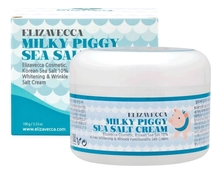 Elizavecca Увлажняющий крем для лица Milky Piggy Sea Salt Cream 100г