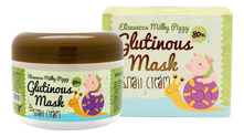 Elizavecca Крем-маска ночная с муцином улитки Milky Piggy Glutinous Mask 80% Snail Cream 100мл