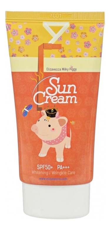 Солнцезащитный крем Milky Piggy Sun Cream SPF50+ PA+++ 50мл bb крем с гиалуроновой кислотой и коллагеном milky piggy cream spf50 pa 50мл