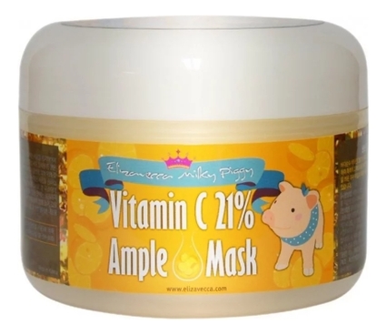 Маска для лица с витамином С разогревающая Milky Piggy Vitamin C 21% Ample Mask 100г