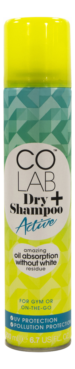 Сухой шампунь для волос прозрачный Active 200мл (классический аромат)