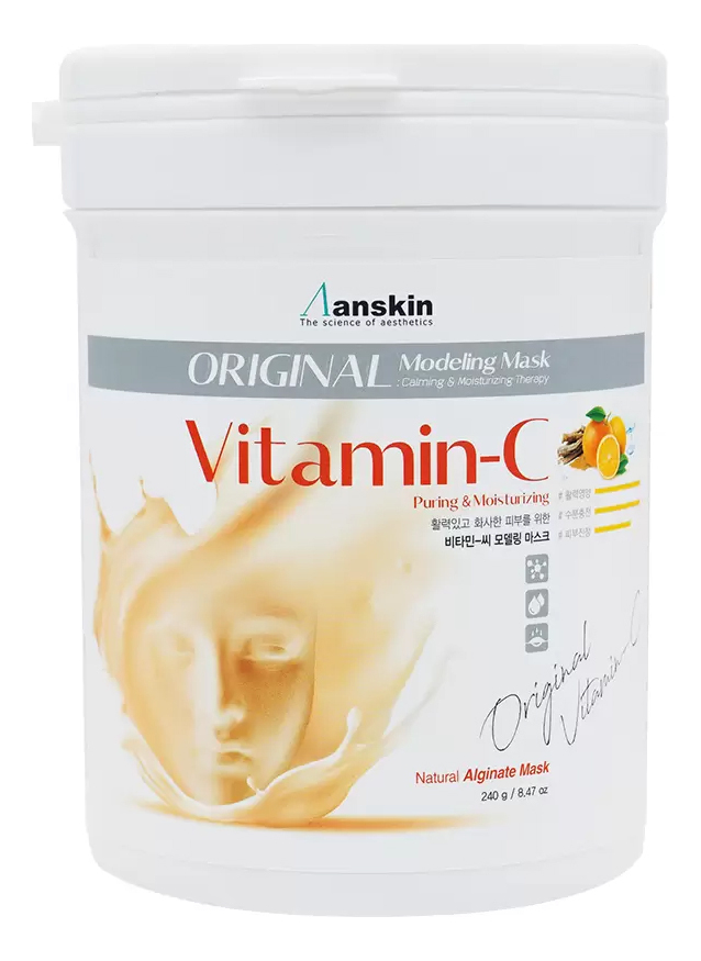 

Маска альгинатная с витамином С Vitamin-C Modeling Mask 240г: Маска 240г, Маска альгинатная с витамином C Vitamin-C Modeling Mask