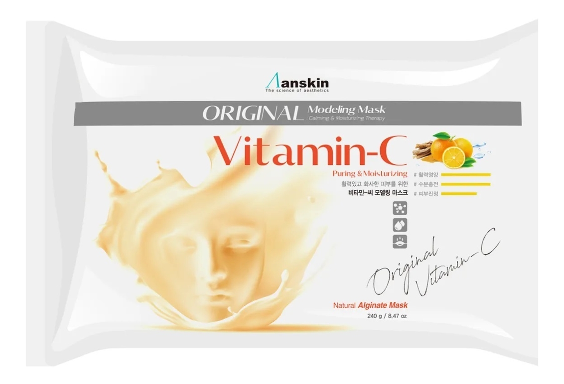 Маска альгинатная с витамином С Vitamin-C Modeling Mask Refill 240г: Маска 240г (запасной блок)