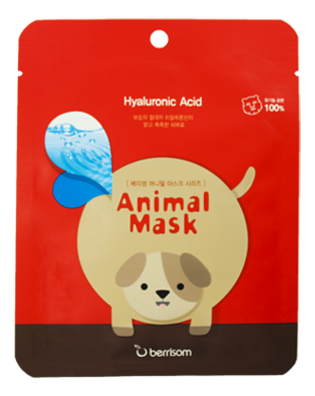 Маска тканевая с гиалуроновой кислотой Animal Mask Series Dog 25мл