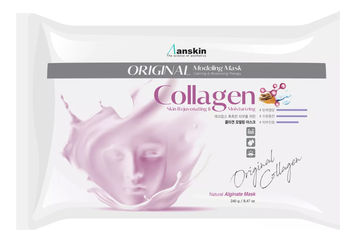 Маска альгинатная с коллагеном укрепляющая Collagen Modeling Mask Refill 240г: Маска 240г (запасной блок) маска альгинатная с коллагеном укрепляющая collagen modeling mask refill 240г маска 240г запасной блок