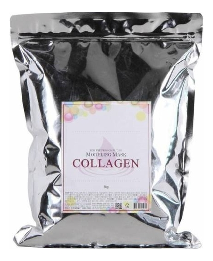 

Маска альгинатная с коллагеном укрепляющая Collagen Modeling Mask Refill 1кг: Маска 1000г (запасной блок), Маска альгинатная с коллагеном укрепляющая Collagen Modeling Mask