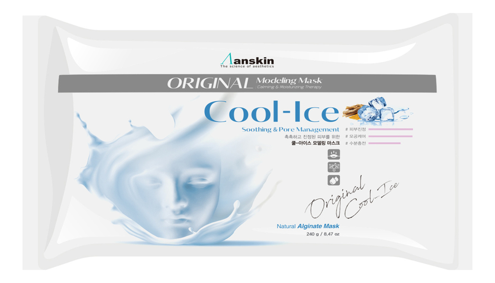 Маска альгинатная с охлаждающим и успокаивающим эффектом Cool-Ice Modeling Mask Refill 240г: Маска 240г (запасной блок) маска альгинатная с охлаждающим и успокаивающим эффектом cool ice modeling mask 240г маска 240г