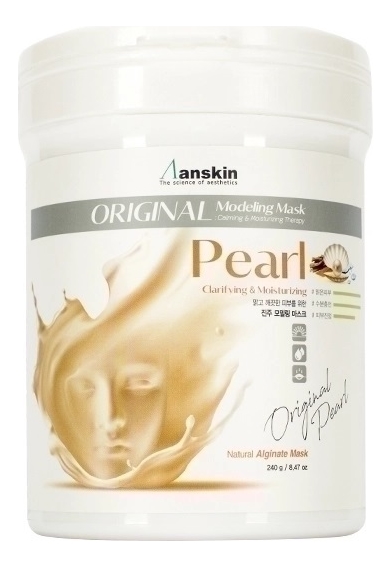 

Маска альгинатная с экстрактом жемчуга Pearl Modeling Mask 240г: Маска 240г, Маска альгинатная с экстрактом жемчуга Pearl Modeling Mask