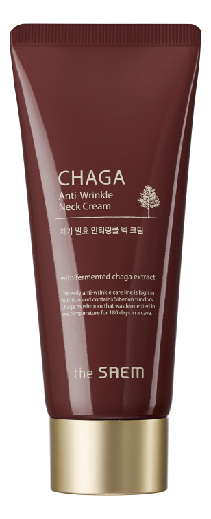 Крем для шеи антивозрастной Chaga Anti-Wrinkle Neck Cream 100мл