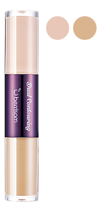 

Средство для контуринга лица Oops Dual Contouring 3,5г: 02 Eyebrightening & Concealer (консилер и корректор), Средство для контуринга лица Oops Dual Contouring 3,5г