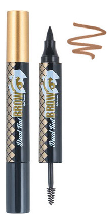 

Тинт для бровей двухсторонний Oops Dual Tint Brow 4,5г: 01 Dark Brown, Тинт для бровей двухсторонний Oops Dual Tint Brow 4,5г