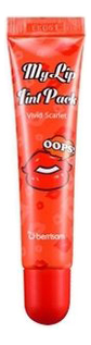 Тинт-тату для губ Oops My Lip Tint Pack 15г: Vivid Scarlet