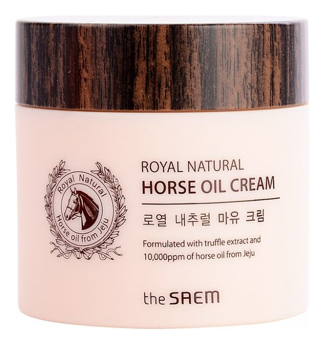 Крем для лица с лошадиным жиром Royal Natural Horse Oil Cream 80мл очищающий крем для тела массажный с лошадиным жиром horse oil clean