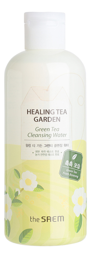 Очищающая вода с экстрактом зеленого чая Healing Tea Garden Green Tea Cleansing Water: Вода 300мл очищающая вода с экстрактом белого чая healing tea garden white tea cleansing water 300мл