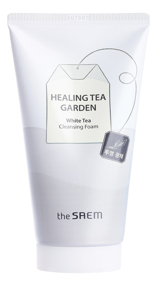 Купить Пенка для умывания с экстрактом белого чая Healing Tea Garden White Tea Cleansing Foam 150мл, The Saem