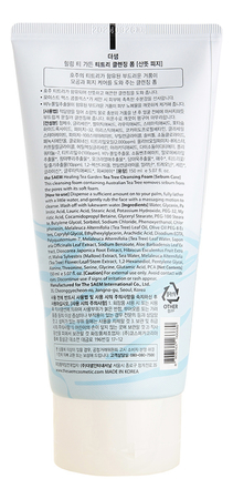 The Saem Пенка очищающая с экстрактом чайного дерева Healing Tea Garden Tea Tree Cleansing Foam