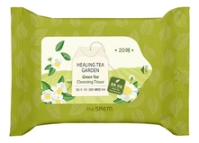 The Saem Салфетки очищающие с экстрактом зеленого чая Healing Tea Garden Green Tea Cleansing Tissue