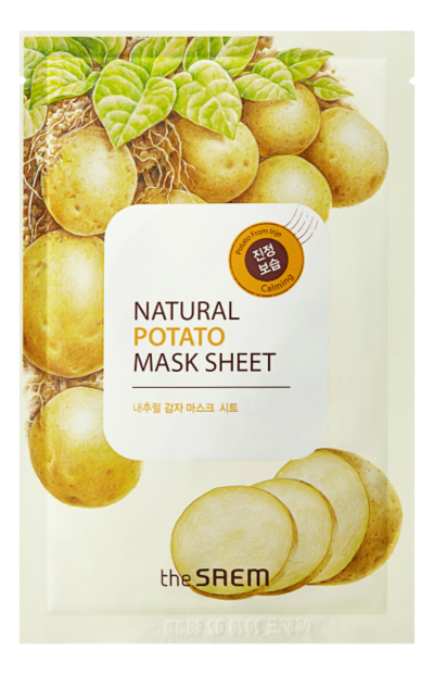 Маска тканевая с экстрактом картофеля Natural Potato Mask Sheet 21мл