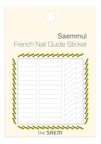 

Наклейки для французского маникюра French Nail Guide Sticker: 03 Thunder and Lightning, Наклейки для французского маникюра French Nail Guide Sticker