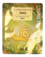 The Saem Маска тканевая с муцином улитки Pure Natural Mask Sheet Snail 20мл