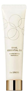 Крем для лица антивозрастной Snail Essential EX Wrinkle Solution Cream 60мл