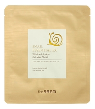 The Saem Маска для лица антивозрастная Snail Essential EX Wrinkle Solution Gel Mask Sheet 28мл