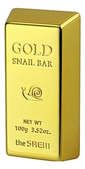 Мыло для умывания с золотом, муцином улитки и экстрактом оливы Gold Snail Bar 100г