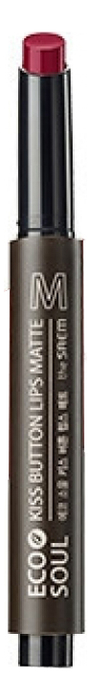 

Помада для губ матовая Eco Soul Kiss Button Lips Matte 2г: 08 Red Pepper, Помада для губ матовая Eco Soul Kiss Button Lips Matte 2г
