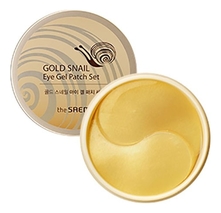 The Saem Гидрогелевые патчи для век с экстрактом муцина улитки Gold Snail Eye Gel Patch 60шт